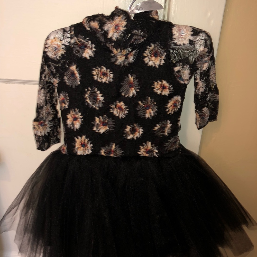 Wraredoll black lace tutu dress